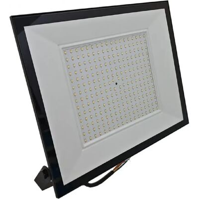 Projecteur LED 100W 9000lm 4000K IP65 noir Ecolight - Publicité Projecteur LED 100W 9000lm 4000K IP65 noir Ecolight - Publicité