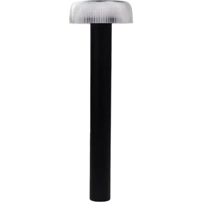 Borne solaire LED 2,5W USB-C noire crépuscule Ecolight - Publicité Borne solaire LED 2,5W USB-C noire crépuscule Ecolight - Publicité