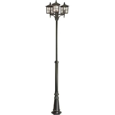 SUMA Lampadaire de jardin Wenecja SU-MA 280cm 3xE27 noir IP43 - Publicité SUMA Lampadaire de jardin Wenecja SU-MA 280cm 3xE27 noir IP43 - Publicité
