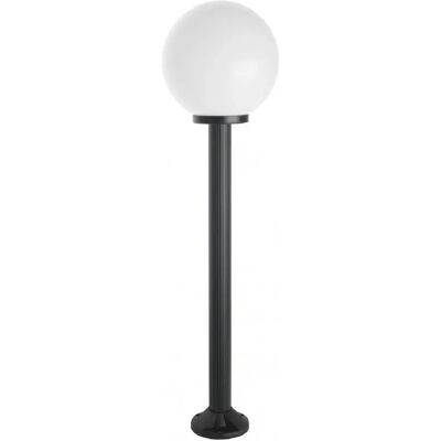SUMA Lampadaire jardin 130 cm globe 30 E27 noir IP43 SU-MA - Publicité SUMA Lampadaire jardin 130 cm globe 30 E27 noir IP43 SU-MA - Publicité