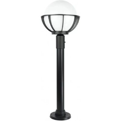 SUMA Lampadaire jardin 90cm globe 25cm E27 noir IP43 SU-MA - Publicité SUMA Lampadaire jardin 90cm globe 25cm E27 noir IP43 SU-MA - Publicité