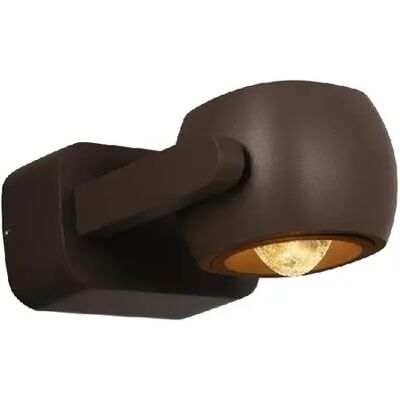 Lucide Applique murale extérieure LED 8W ronde orientable café IP54 - Publicité Lucide Applique murale extérieure LED 8W ronde orientable café IP54 - Publicité