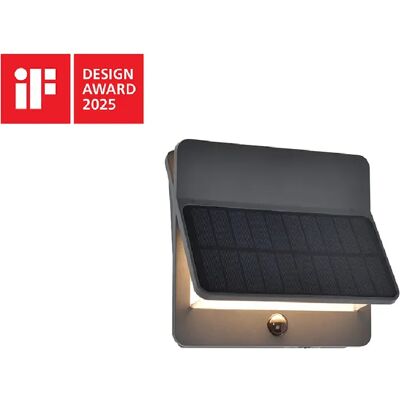 LUTEC Aleta - Anthracite - 12,6W - IP54 - Applique extérieure solaire - Publicité LUTEC Aleta - Anthracite - 12,6W - IP54 - Applique extérieure solaire - Publicité