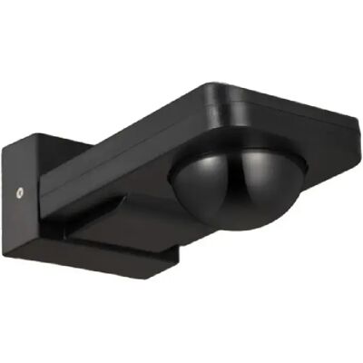 Ecolight Détecteur PIR mural extérieur IP65 noir 1000W réglable - Publicité Ecolight Détecteur PIR mural extérieur IP65 noir 1000W réglable - Publicité