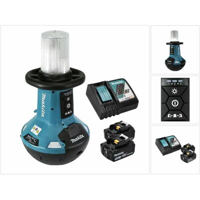 Makita DML 810 Lampe de chantier - 2 batteries - Publicité Makita DML 810 Lampe de chantier - 2 batteries - Publicité