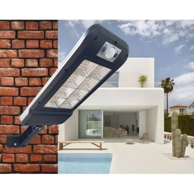 Trade Shop - Lampe de rue solaire - 128 LED SMD HS-8013C - Publicité Trade Shop - Lampe de rue solaire - 128 LED SMD HS-8013C - Publicité