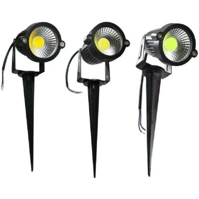 Tradex Spot Jardin LED COB 5W - Blanc - Publicité Tradex Spot Jardin LED COB 5W - Blanc - Publicité