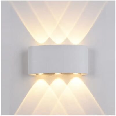 Italux Gilberto - Applique murale LED moderne extérieure blanche - Lámpara de pared - Publicité Italux Gilberto - Applique murale LED moderne extérieure blanche - Lámpara de pared - Publicité