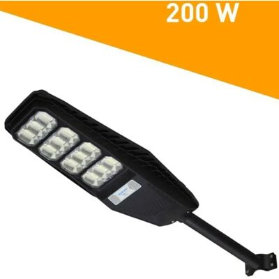 Trade Shop 200W Lampe Solaire Rue - Capteur de Mouvement, Télécommande - Publicité Trade Shop 200W Lampe Solaire Rue - Capteur de Mouvement, Télécommande - Publicité