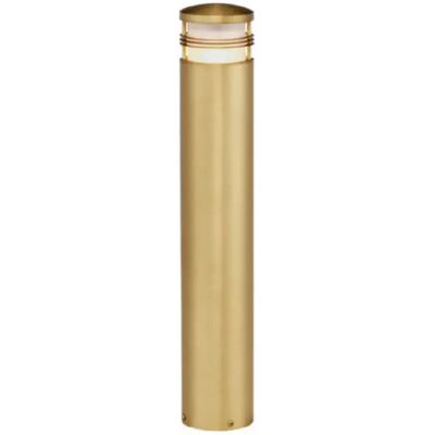 Elstead Newbrighton Bollard en Laiton Antique - Style Moderne - Publicité Elstead Newbrighton Bollard en Laiton Antique - Style Moderne - Publicité