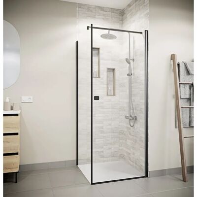 Aurlane Porte de douche avec retour - Publicité Aurlane Porte de douche avec retour - Publicité