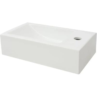 HelloShop26 - Récipient en céramique - 46x25.5x12 cm - Lavabo de salle de bains - Publicité HelloShop26 - Récipient en céramique - 46x25.5x12 cm - Lavabo de salle de bains - Publicité