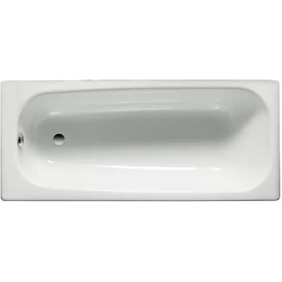 Baignoire Rectangulaire Blanche en Acier Roca Contesa - 150x70cm - Publicité Baignoire Rectangulaire Blanche en Acier Roca Contesa - 150x70cm - Publicité