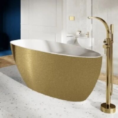 Besco Goya Glam Or Indépendante Baignoire - Type de Bain - Publicité Besco Goya Glam Or Indépendante Baignoire - Type de Bain - Publicité
