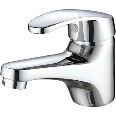 Avizar Robinet de Lavabo Monocommande 11×8cm Finition Chromée Eau Chaude et Froide Argent - Publicité Avizar Robinet de Lavabo Monocommande 11×8cm Finition Chromée Eau Chaude et Froide Argent - Publicité