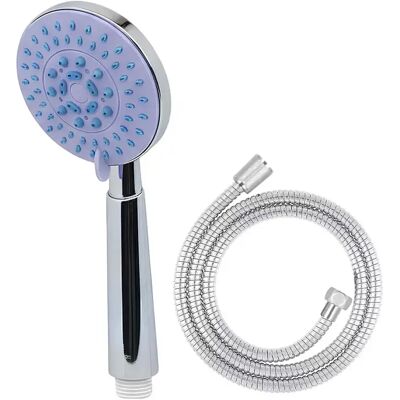 Avizar Pommeau de Douche Multijet avec Flexible 1.5m et Support Mural Bleu - Publicité Avizar Pommeau de Douche Multijet avec Flexible 1.5m et Support Mural Bleu - Publicité