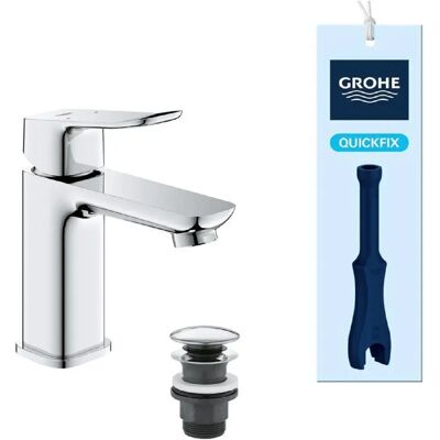 Grohe Robinet de Lavabo - Taille S - Click-clack - Chrome - Publicité Grohe Robinet de Lavabo - Taille S - Click-clack - Chrome - Publicité