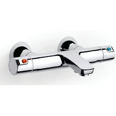 Roca A5A1E18C0F Mitigeur bain-douche thermostatique mural chrome poli - Publicité Roca A5A1E18C0F Mitigeur bain-douche thermostatique mural chrome poli - Publicité
