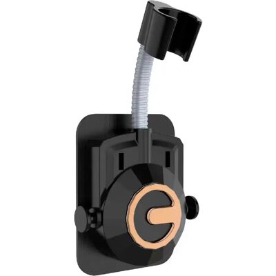 Avizar Support Pommeau Douche Sans Perçage Fixation Adhésif Bras Flexible Noir - Publicité Avizar Support Pommeau Douche Sans Perçage Fixation Adhésif Bras Flexible Noir - Publicité