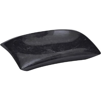 vidaXL - Marble Black - 50x35x10 cm - Lavabo de salle de bains - Publicité vidaXL - Marble Black - 50x35x10 cm - Lavabo de salle de bains - Publicité