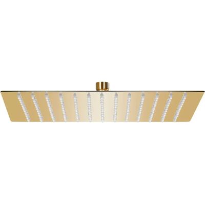 Pomme de douche Helloshop26 - 30 x 30 cm - Doré - Publicité Pomme de douche Helloshop26 - 30 x 30 cm - Doré - Publicité