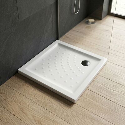 Kiamami Valentina - Plateau de Douche Carré 80x80 - Plateau de Douche - Publicité Kiamami Valentina - Plateau de Douche Carré 80x80 - Plateau de Douche - Publicité