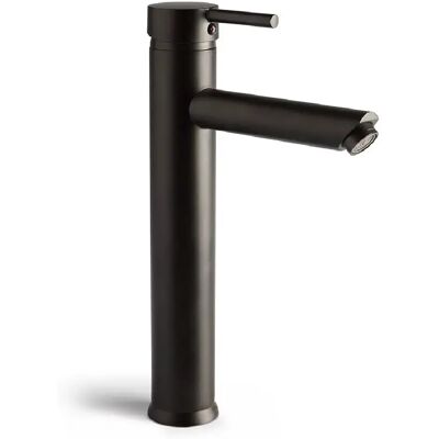 Robinet de salle de bain à bec haut Kiamami Valentina - Noir mat - Publicité Robinet de salle de bain à bec haut Kiamami Valentina - Noir mat - Publicité
