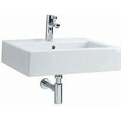Lavabo Rectangulaire Koło Twins - 60x46 cm - Blanc - Publicité Lavabo Rectangulaire Koło Twins - 60x46 cm - Blanc - Publicité