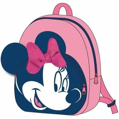 Disney Cartable Minnie Mouse Rose 18 x 22 x 4 cm - Publicité Disney Cartable Minnie Mouse Rose 18 x 22 x 4 cm - Publicité