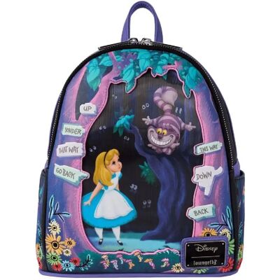 Disney - Mini sac à dos Alice in Wonderland By Loungefly - Publicité Disney - Mini sac à dos Alice in Wonderland By Loungefly - Publicité