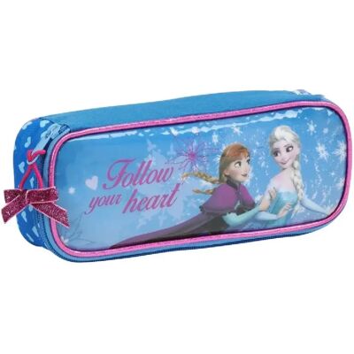 Safta La Reine des neiges - Trousse simple compartiment 22cm - Publicité Safta La Reine des neiges - Trousse simple compartiment 22cm - Publicité