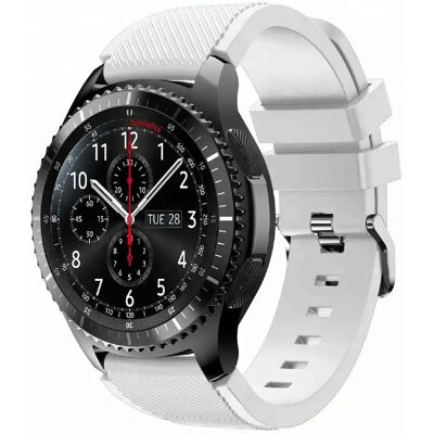 Cadorabo Samsung Galaxy Gear S3/Gear 2 - Blanc - Publicité Cadorabo Samsung Galaxy Gear S3/Gear 2 - Blanc - Publicité