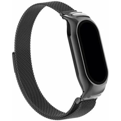 Bracelet en métal noir pour Xiaomi Smart Band 8/9 - Publicité Bracelet en métal noir pour Xiaomi Smart Band 8/9 - Publicité