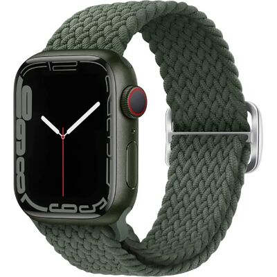 Avizar Bracelet nylon Apple Watch 42-49mm Vert - Publicité Avizar Bracelet nylon Apple Watch 42-49mm Vert - Publicité