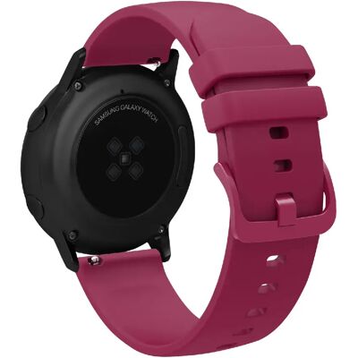 Avizar Bracelet Bordeaux pour Galaxy Watch Active 40mm - Publicité Avizar Bracelet Bordeaux pour Galaxy Watch Active 40mm - Publicité