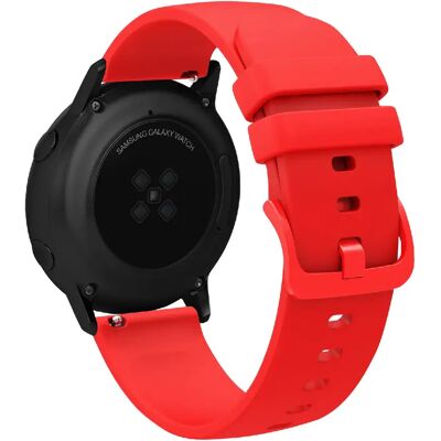 Avizar Bracelet pour Samsung Galaxy Watch Active 40mm Silicone Souple Rouge - Publicité Avizar Bracelet pour Samsung Galaxy Watch Active 40mm Silicone Souple Rouge - Publicité