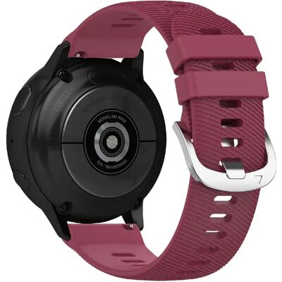 Bracelet Avizar pour Galaxy Watch Active 2 - Silicone Texturé Bordeaux - Publicité Bracelet Avizar pour Galaxy Watch Active 2 - Silicone Texturé Bordeaux - Publicité