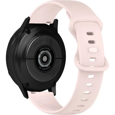 Bracelet en silicone rose pour Galaxy Watch Active 2 - Poignet connecté - Publicité Bracelet en silicone rose pour Galaxy Watch Active 2 - Poignet connecté - Publicité
