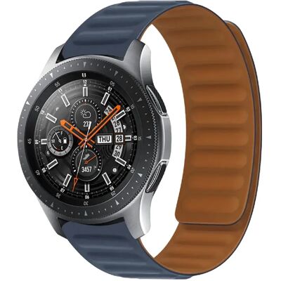 Bracelet en silicone magnétique bleu marine Avizar pour Honor Magic Watch GS3 - Publicité Bracelet en silicone magnétique bleu marine Avizar pour Honor Magic Watch GS3 - Publicité