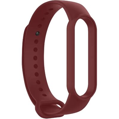 Avizar Bande en silicone rouge clair Xiaomi Mi Band 6 et 5 - Poignet - Publicité Avizar Bande en silicone rouge clair Xiaomi Mi Band 6 et 5 - Poignet - Publicité