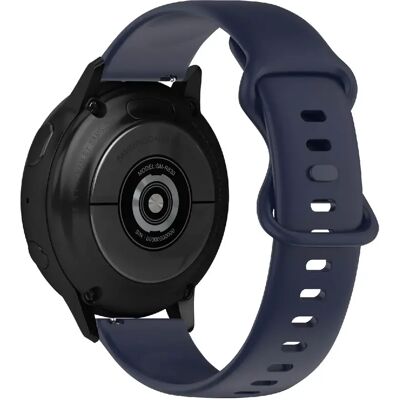 Avizar Bracelet pour Samsung Galaxy Watch Active 2 40mm Silicone Lisse Bleu Nuit - Publicité Avizar Bracelet pour Samsung Galaxy Watch Active 2 40mm Silicone Lisse Bleu Nuit - Publicité
