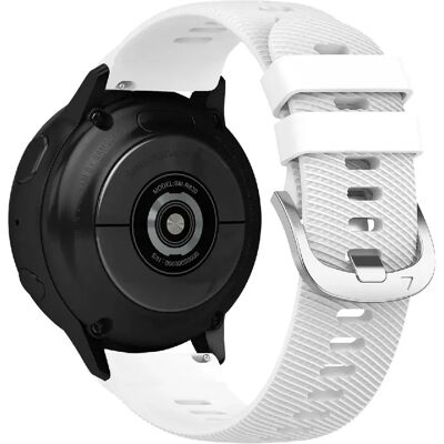 Avizar Bracelet Samsung Galaxy Watch Active 2 40mm - Blanc - Publicité Avizar Bracelet Samsung Galaxy Watch Active 2 40mm - Blanc - Publicité