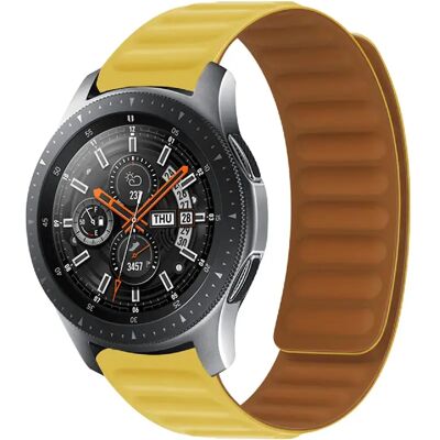 Bracelet en silicone jaune pour Honor Magic Watch GS3 - Avizar - Publicité Bracelet en silicone jaune pour Honor Magic Watch GS3 - Avizar - Publicité