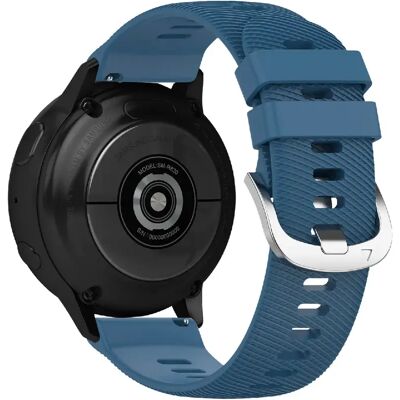 Bracelet en silicone bleu Avizar pour Galaxy Watch Active 2 - Publicité Bracelet en silicone bleu Avizar pour Galaxy Watch Active 2 - Publicité