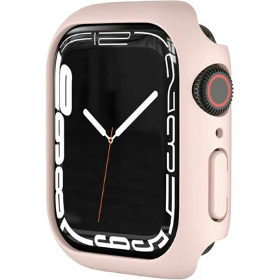 Visiodirect Coque souple en silicone pour Apple Watch Serie 7 41 mm - Rose - Publicité Visiodirect Coque souple en silicone pour Apple Watch Serie 7 41 mm - Rose - Publicité
