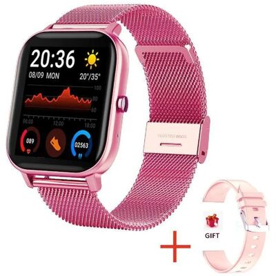 Yonis Montre Intelligente Rose Suivi Santé Bluetooth 1.69 - Publicité Yonis Montre Intelligente Rose Suivi Santé Bluetooth 1.69 - Publicité