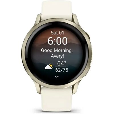 Garmin Venu 4 41 mm Montre connectée AMOLED Or lunaire/Ivoire GPS Wi-Fi - Publicité Garmin Venu 4 41 mm Montre connectée AMOLED Or lunaire/Ivoire GPS Wi-Fi - Publicité