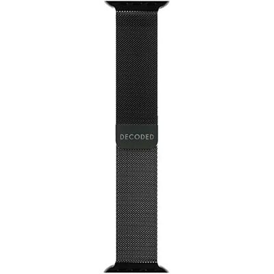 Decoded Bracelet Milanais pour Apple Watch 38 / 40 / 41 / 42mm en Acier Inoxydable Noir - Publicité Decoded Bracelet Milanais pour Apple Watch 38 / 40 / 41 / 42mm en Acier Inoxydable Noir - Publicité