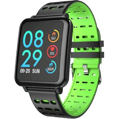 Yonis Bracelet Intelligent IP67 Moniteur Santé Vert - Publicité Yonis Bracelet Intelligent IP67 Moniteur Santé Vert - Publicité