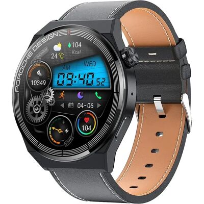 Yonis Montre connectée avec appels Bluetooth - 1,36 pouces - Publicité Yonis Montre connectée avec appels Bluetooth - 1,36 pouces - Publicité